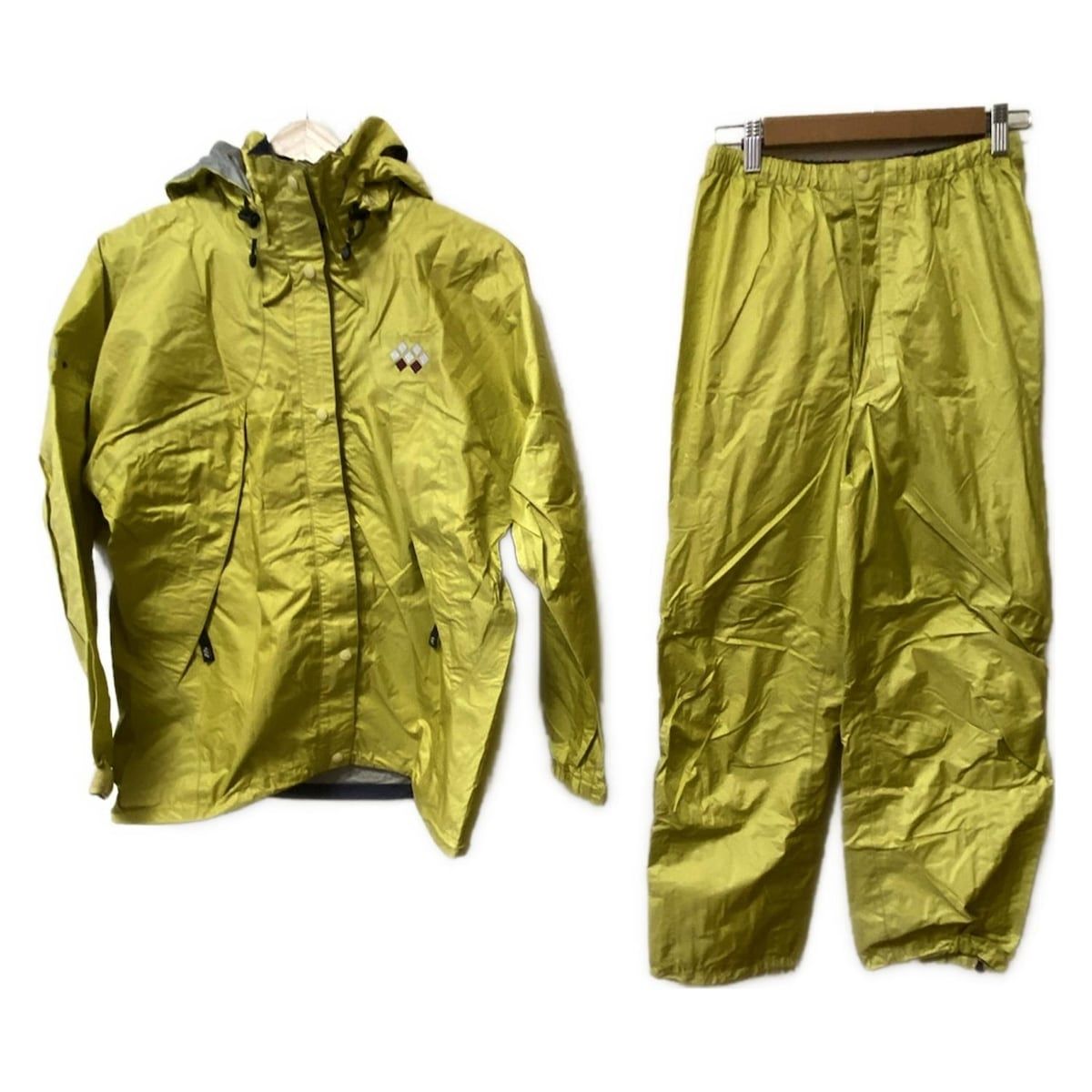 mont-bell モンベル レディースパンツセットアップ レディース - イエロー ジップアップ|GORE-TEX