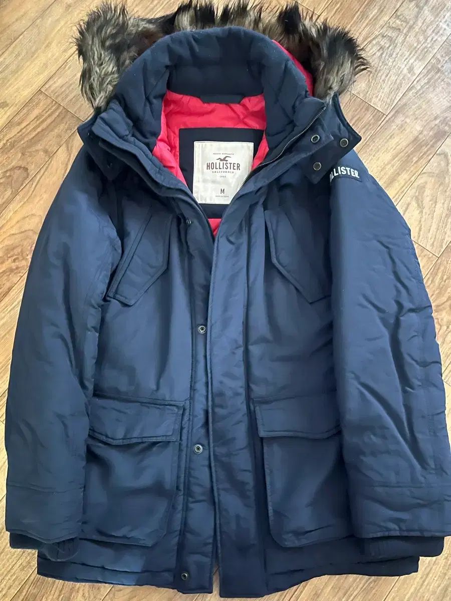 ホリスター ダウンジャケット S レディース ネイビー Hollister 