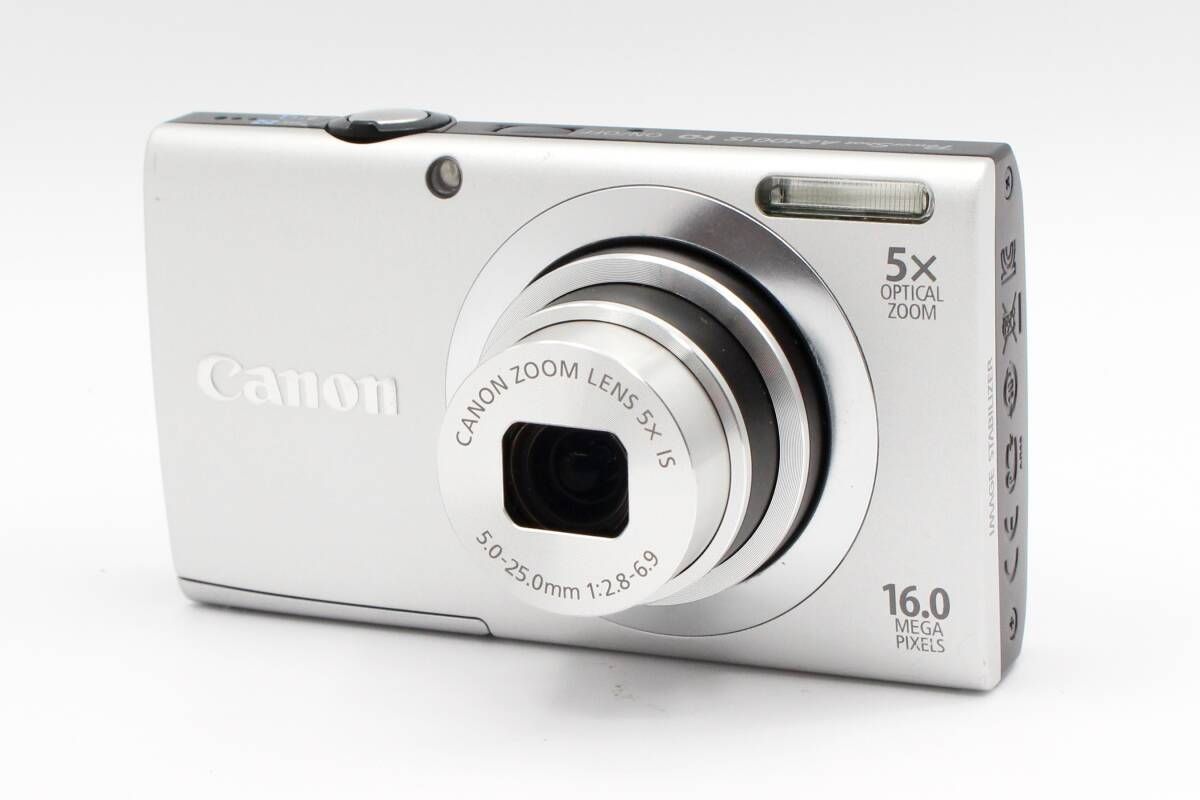 極美品☆キヤノン Canon パワーショット PowerShot A2400 IS シルバー