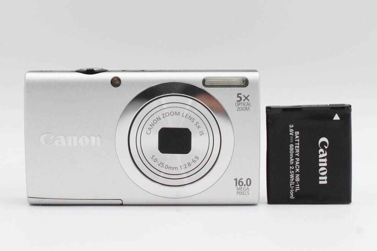 極美品☆キヤノン Canon パワーショット PowerShot A2400 IS シルバー