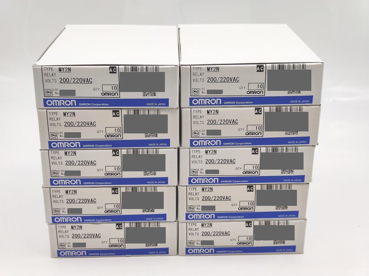 インボイス対応 1箱 入り ×10箱セット オムロン OMRON MY 2 N 200 220 VAC その1