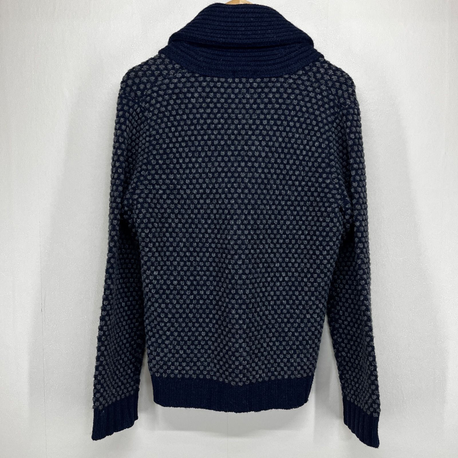 マッキントッシュフィロソフィー ショールカラーカーディガン(ネイビー/S)