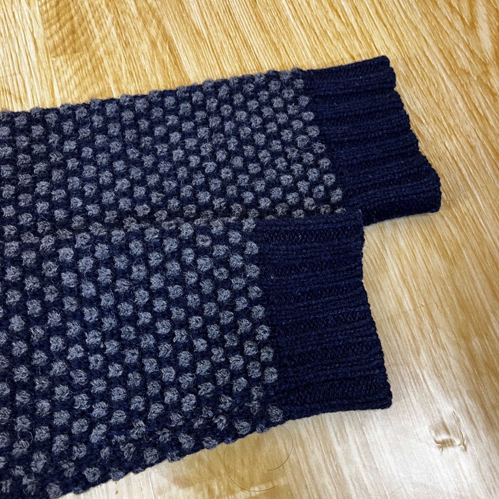 マッキントッシュフィロソフィー ショールカラーカーディガン(ネイビー/S)