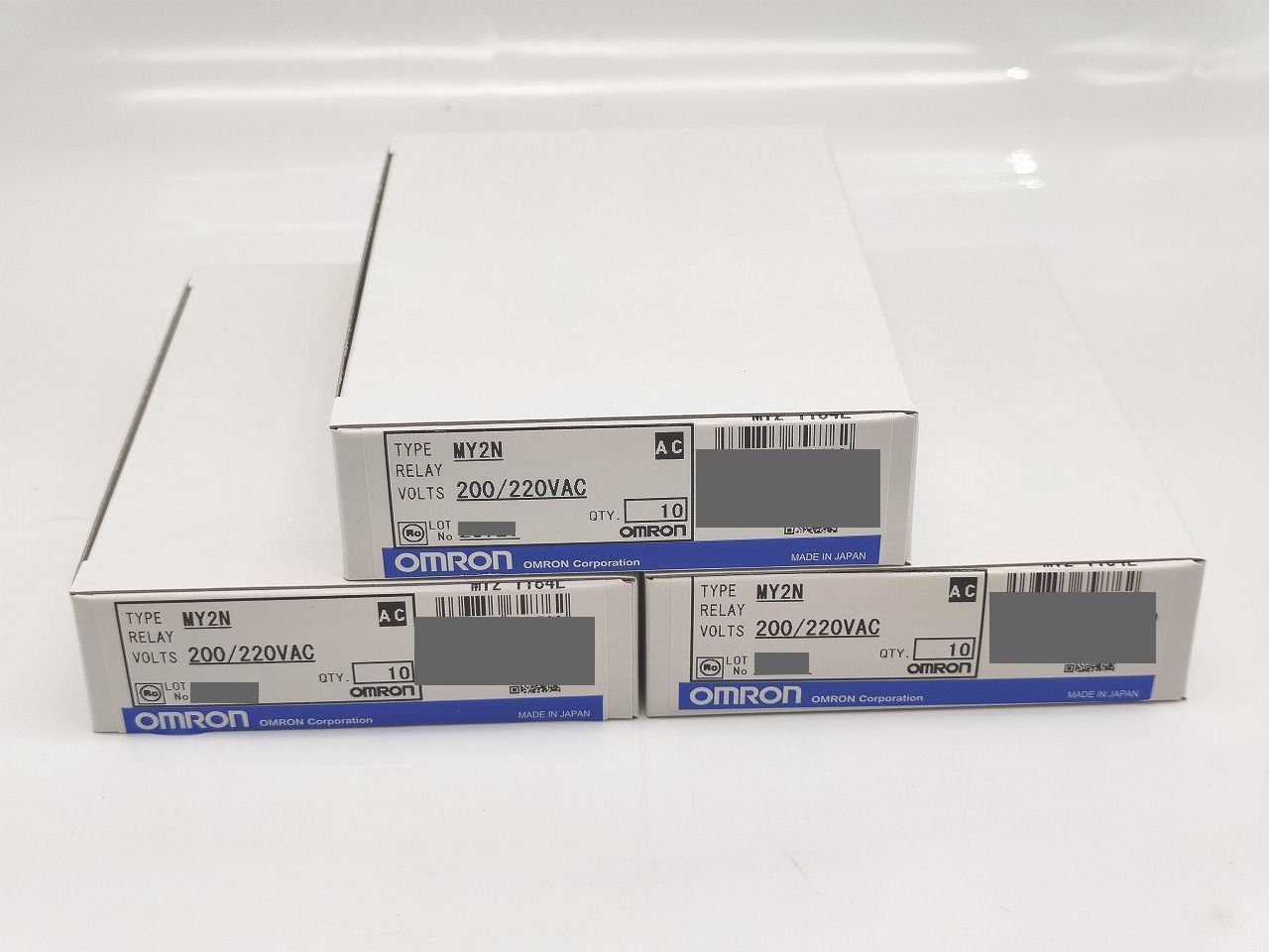 インボイス対応 1箱 入り ×3箱セット オムロン OMRON MY 2 N 200 220 VAC