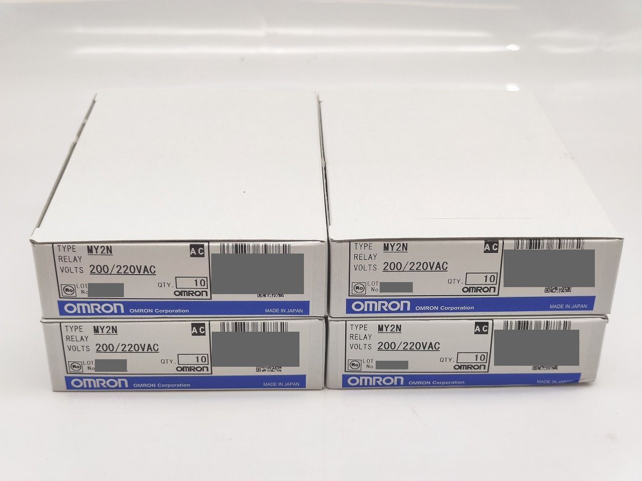 インボイス対応 1箱 入り 4箱セット オムロン OMRON MY 2 N 200 220 VAC