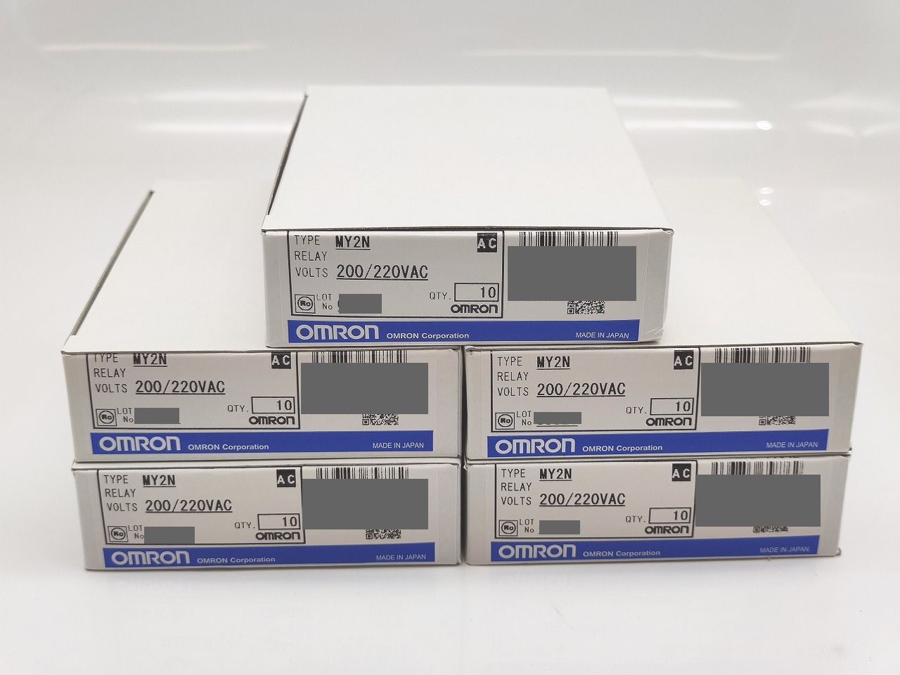 インボイス対応 1箱 入り ×5箱セット オムロン OMRON MY 2 N 200 220 VAC その1