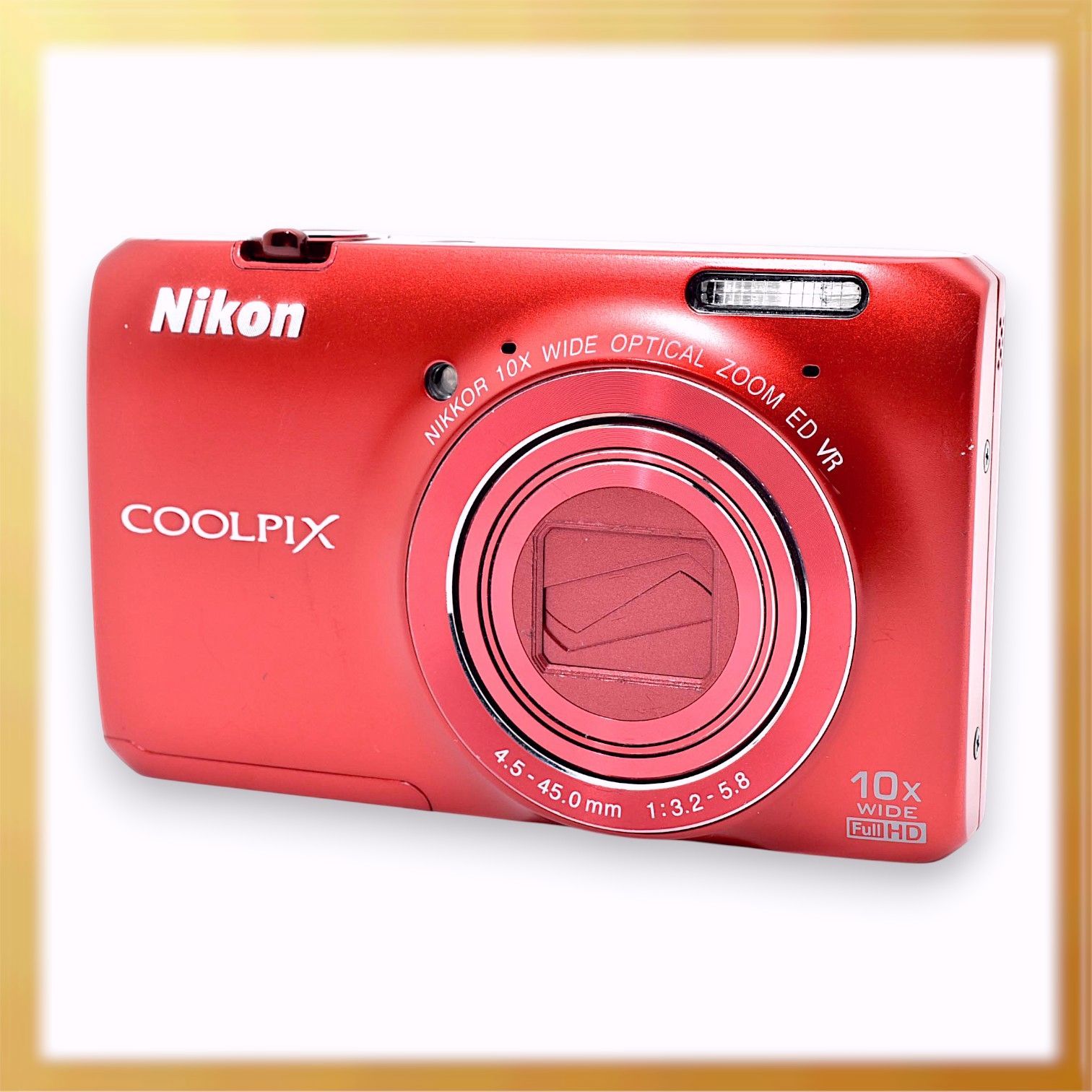 実用品 ｜Nikon COOLPIX S 6300 クールピクス アーバンレッド ｜ U 045