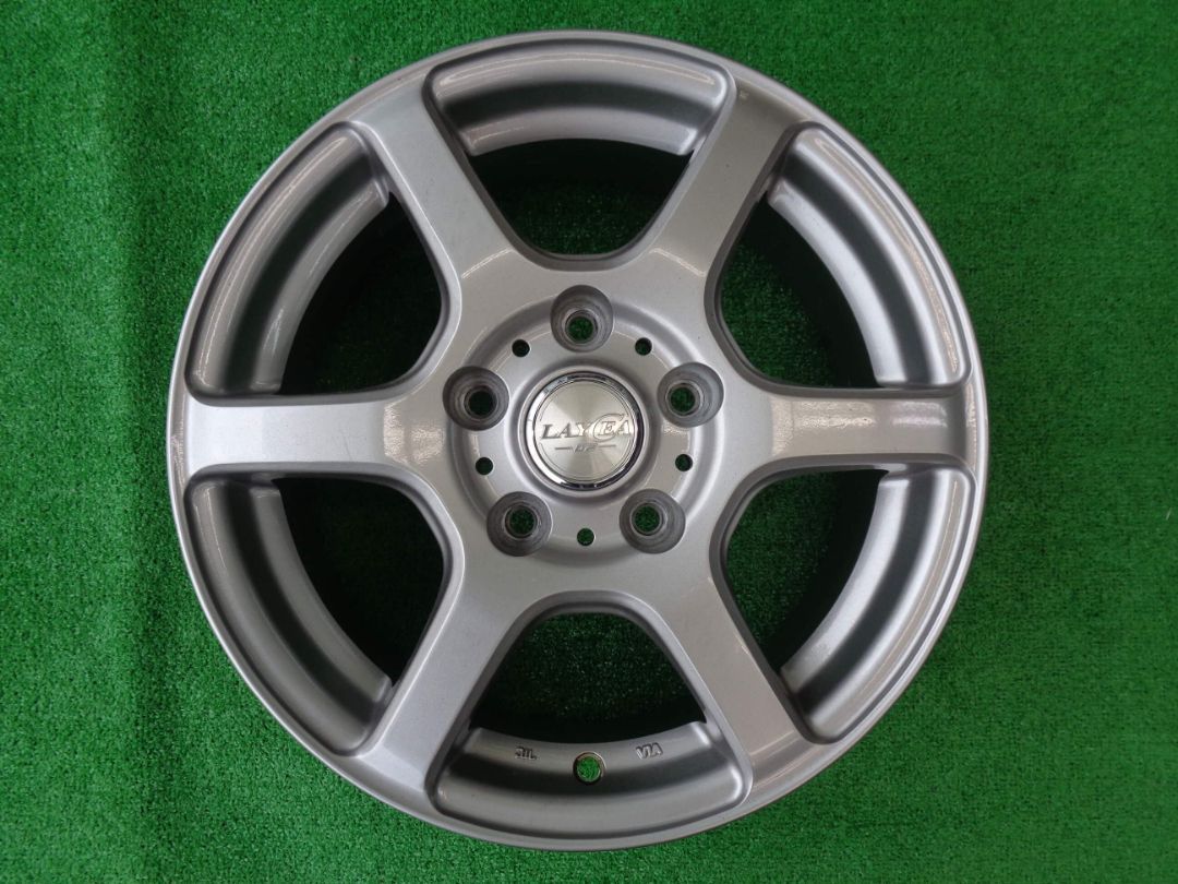 6 J 15インチ 5 H 114 3 53 レイシア02 社外 アルミ ホイール 4本 フリードなどに