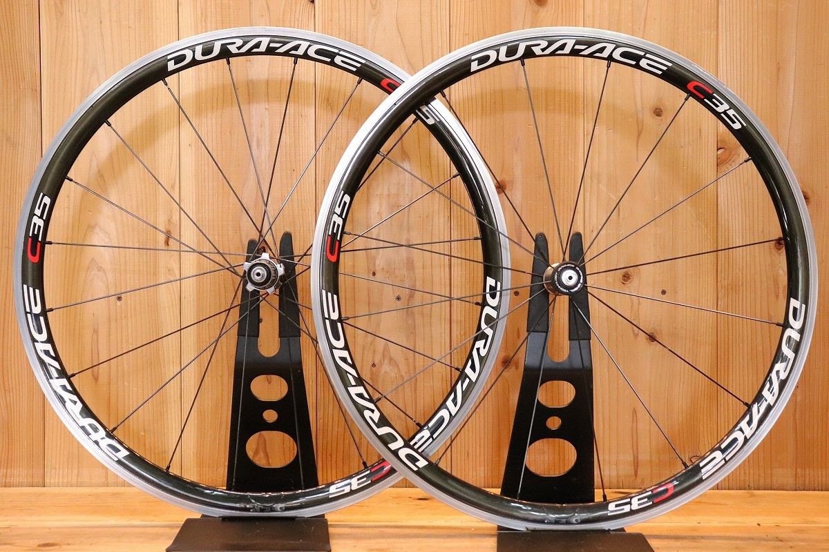 シマノ SHIMANO デュラエース DURA ACE WH 7900 C 35 CL アルミ カーボン クリンチャー ホイールセット 10 S ナローリム 15