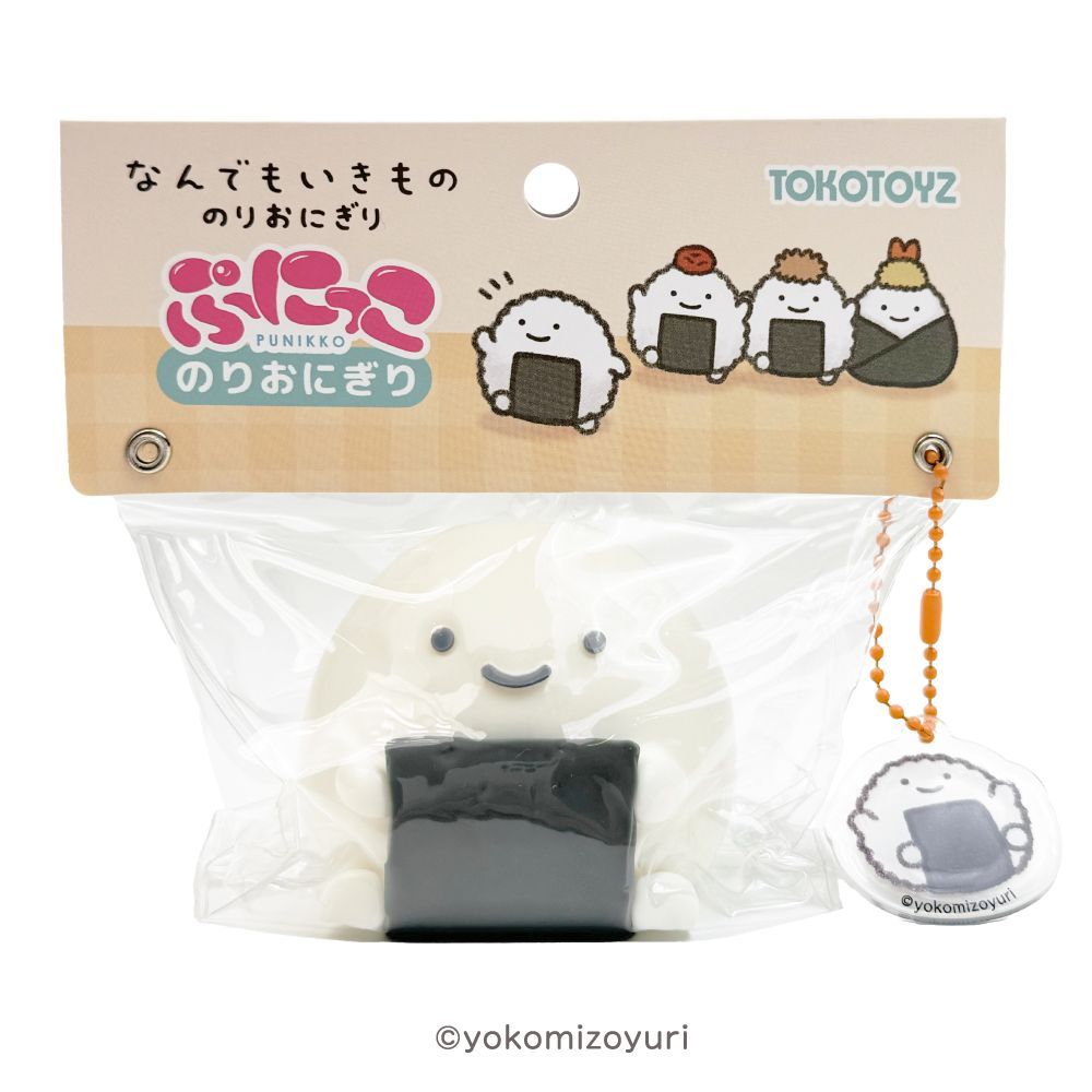 TOKOTOYS公式】なんでもいきもの ぷにっこ（のりおにぎり）スクイーズ
