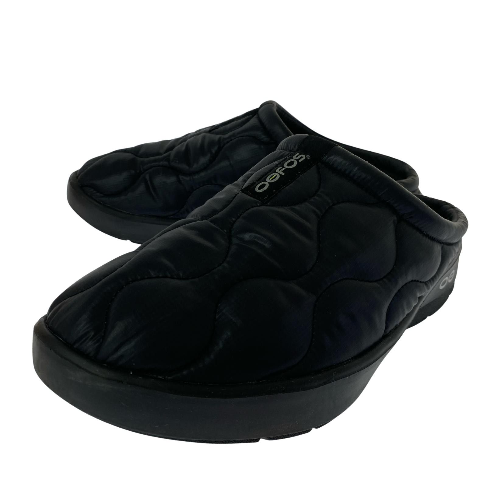 OOFOS Men s OOcoozie Thermo Mule UK 8 ﾌﾞﾗｯｸ