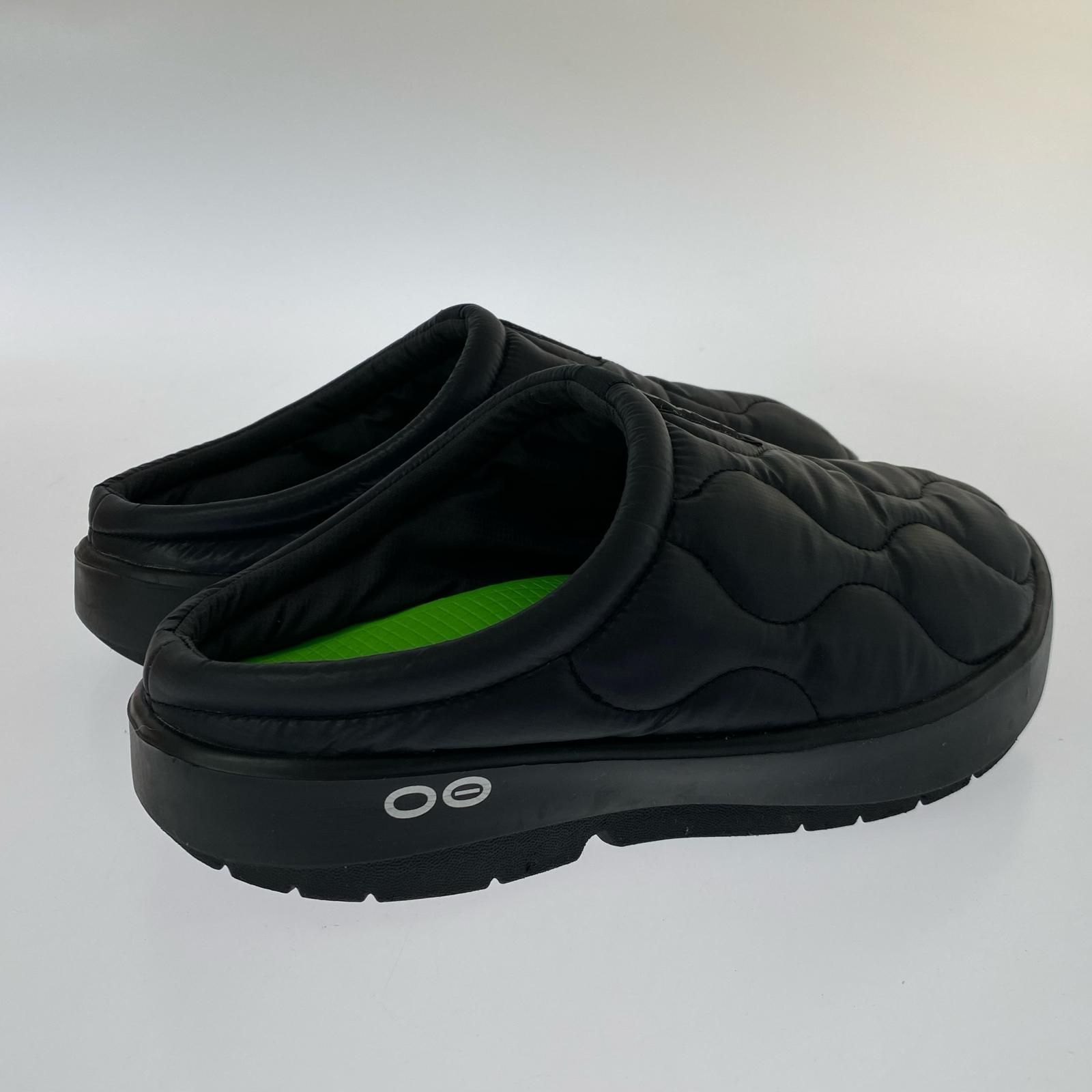 OOFOS Men s OOcoozie Thermo Mule UK 8 ﾌﾞﾗｯｸ