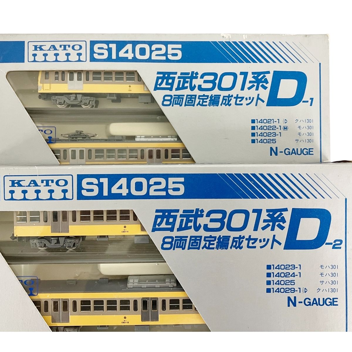 KATO S 14025 D-1 D-2 西武 301系 8両 固定編成セット 鉄道模型 N