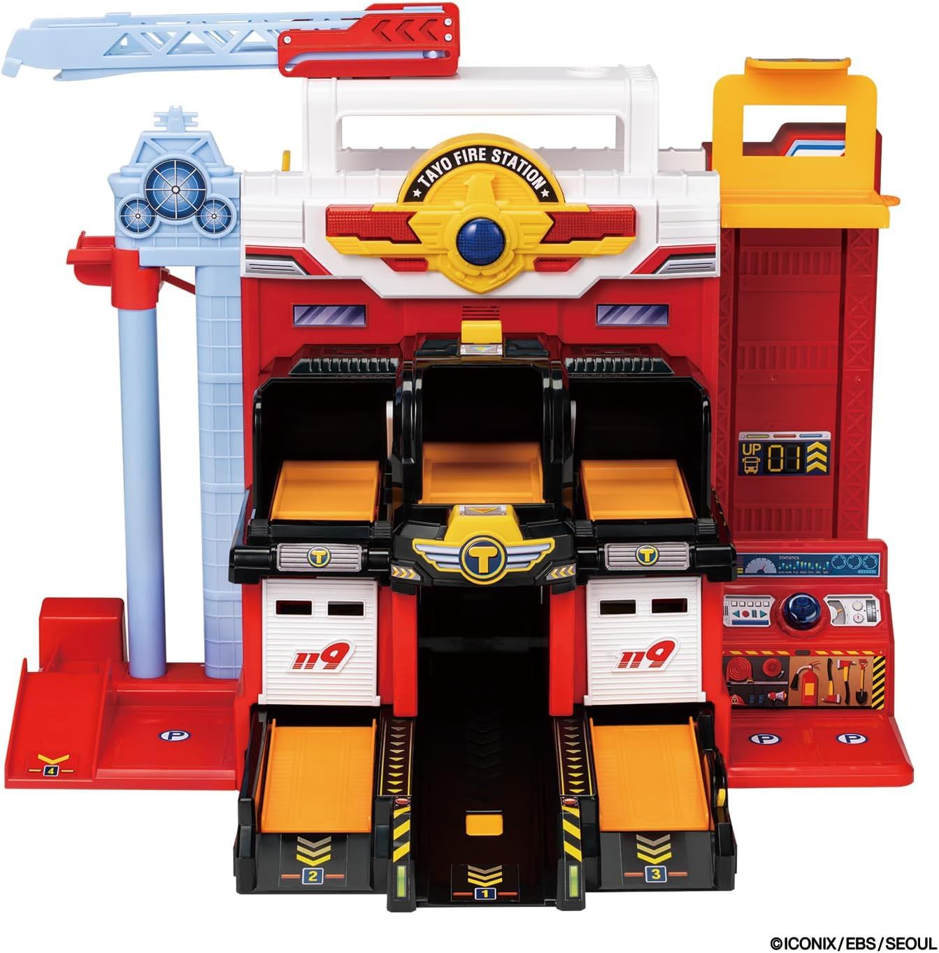 【新品】 ちびっこバス タヨ 動く消防署プレイセット 佐賀 クリスマス2025