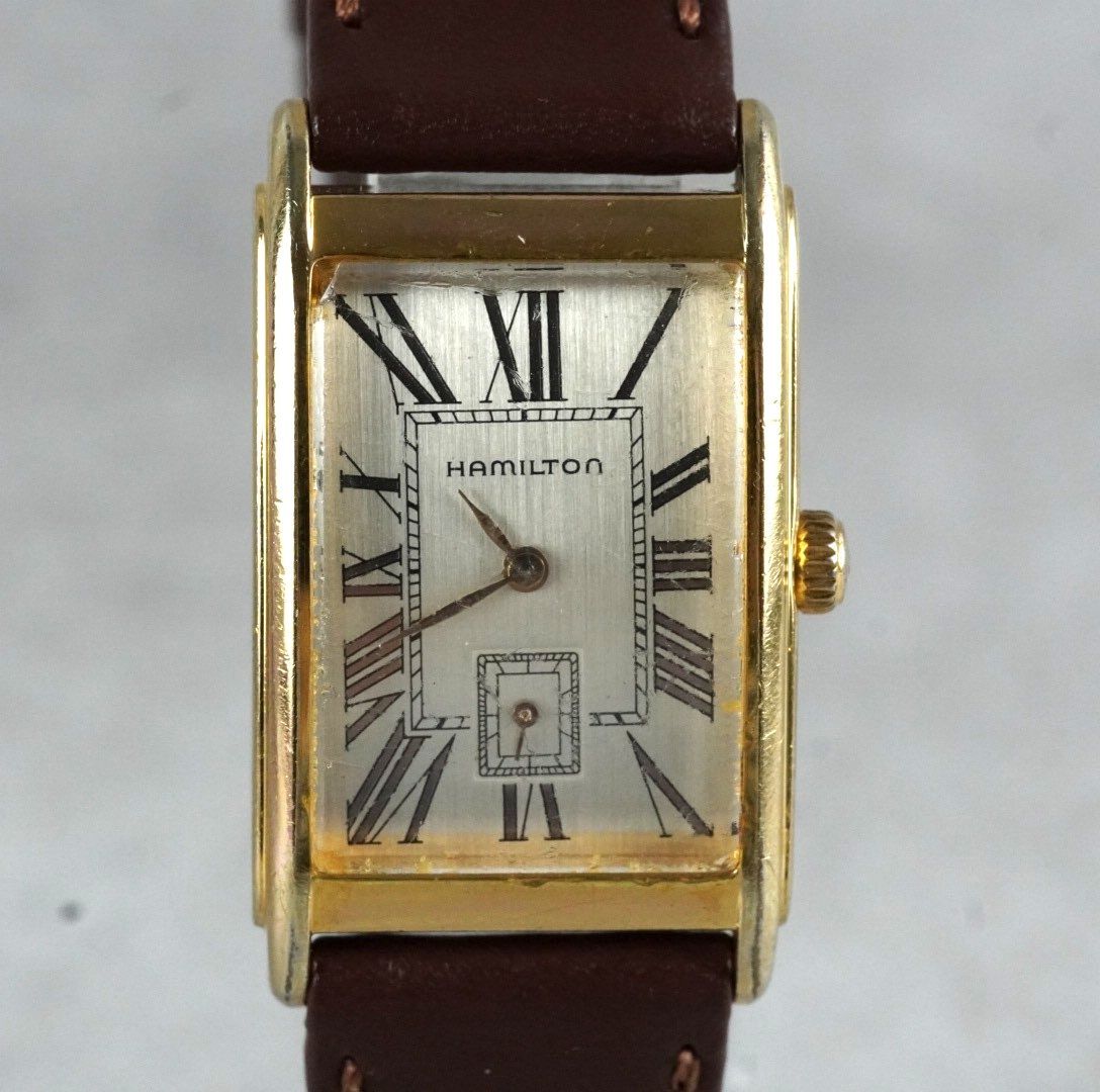 HAMILTON ハミルトン　アードモア　ボーイズサイズ　腕時計　電池交換済 新品電池交換済み】 HAMILTON Ardmore ハミルトン アードモア タンク型