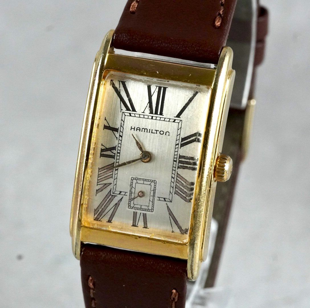 【電池交換済】HAMILTON ハミルトン 腕時計 アードモア 6266 新品電池交換済み】 HAMILTON Ardmore ハミルトン アードモア タンク型