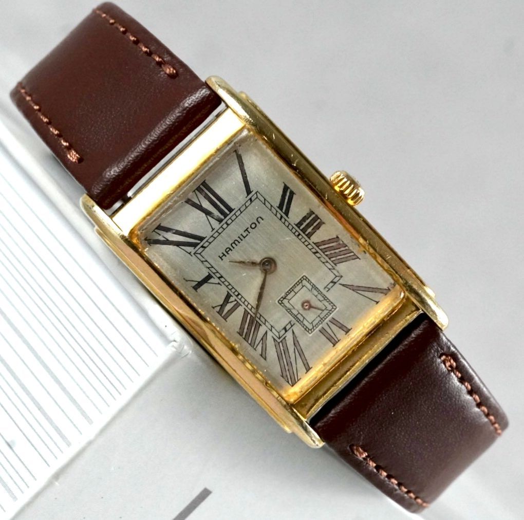 新品電池交換済み】 HAMILTON Ardmore ハミルトン アードモア タンク型