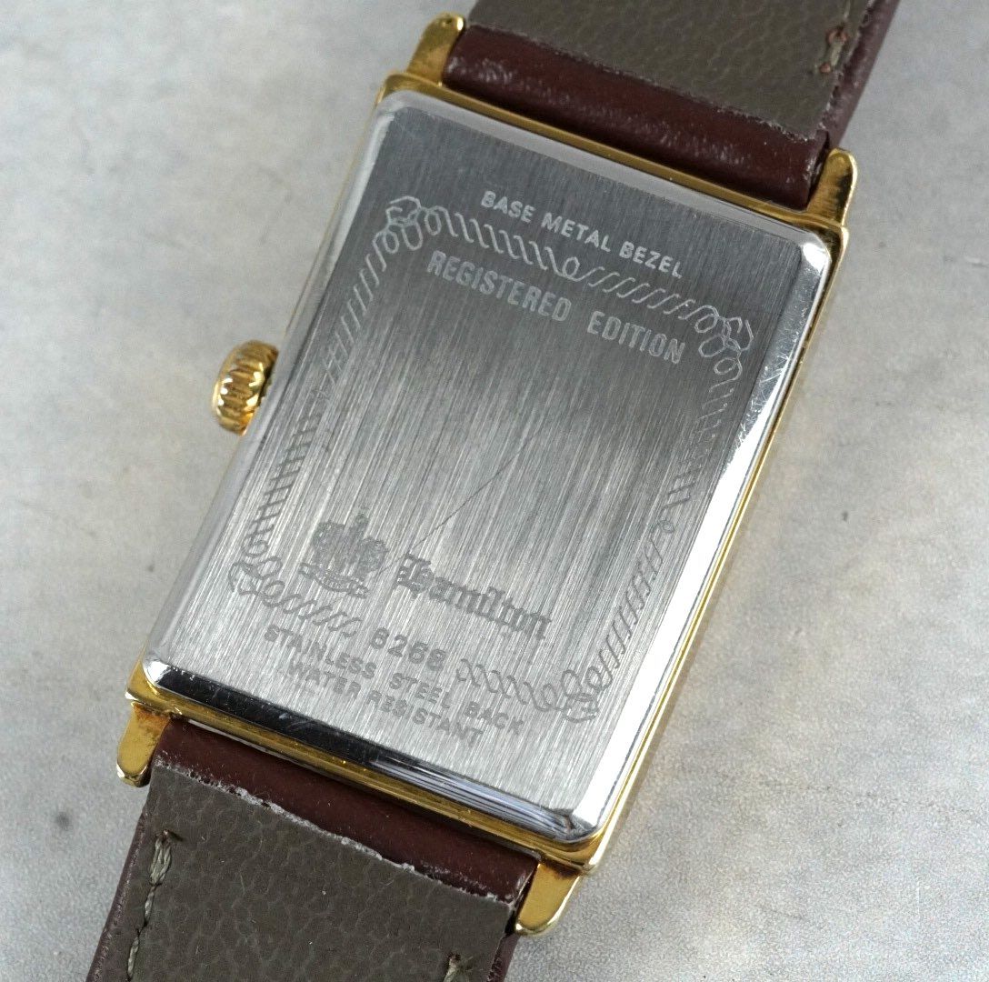 新品電池交換済み】 HAMILTON Ardmore ハミルトン アードモア タンク型