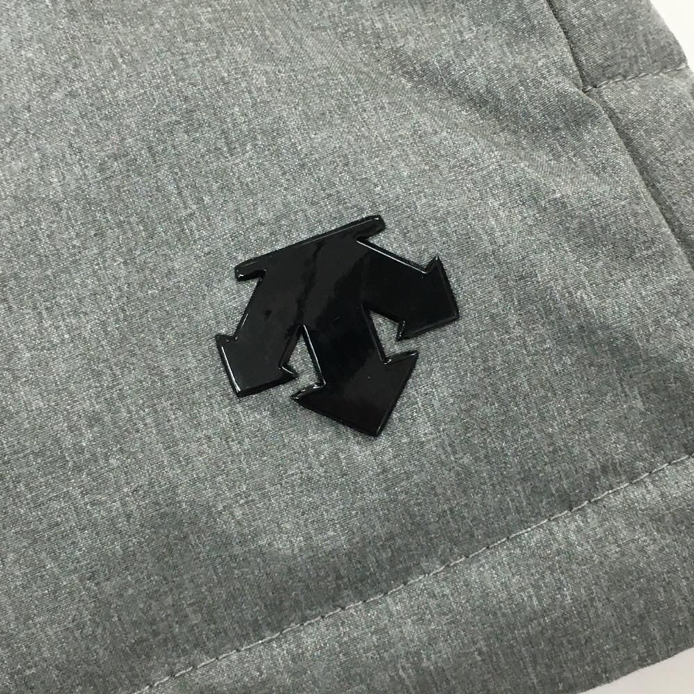 美品】デサントゴルフ ダウンスカート 黒×グレー ダウン90％ バイ