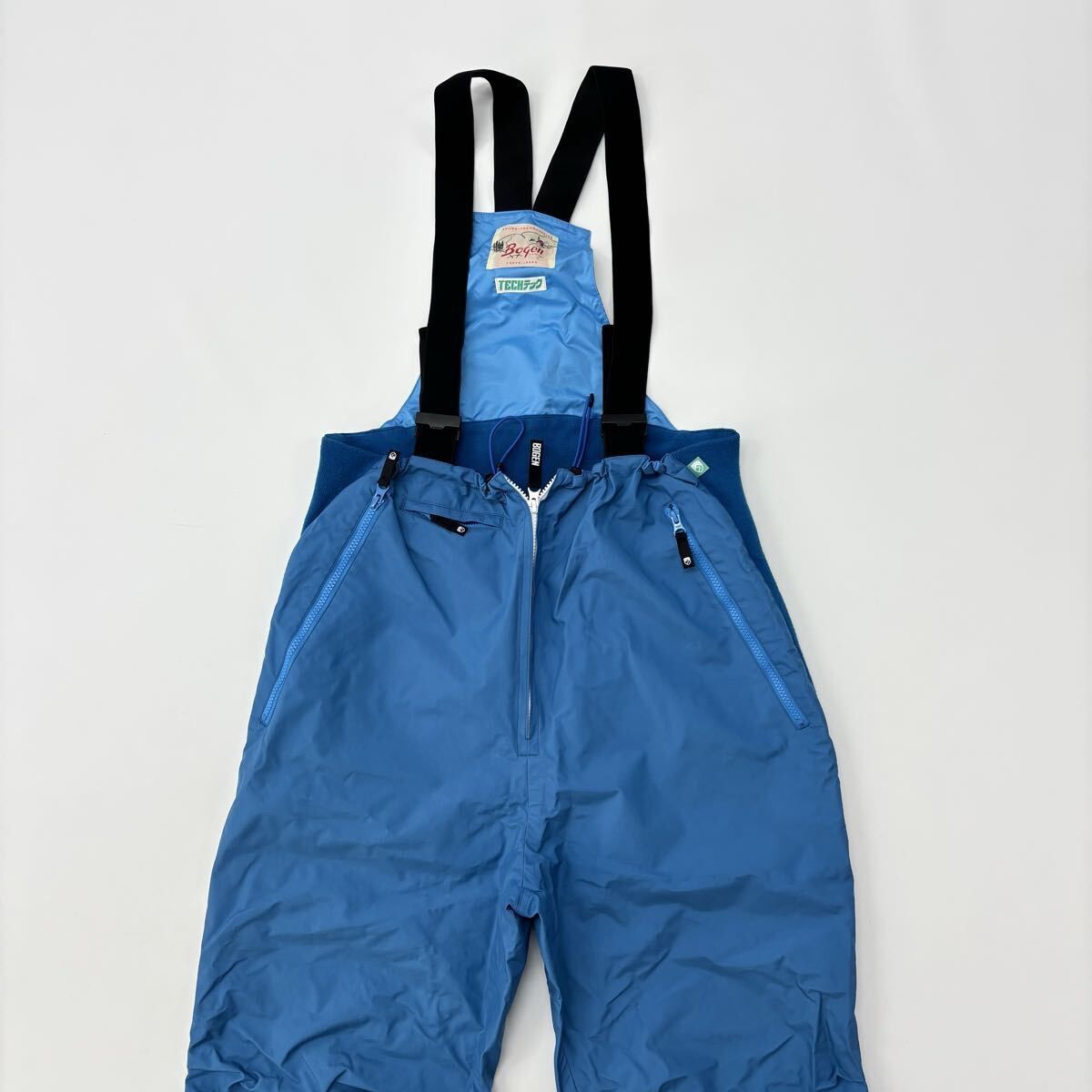 BOGEN ボーゲン TECH テック サロペット スキー パンツ ブルー 系 サイズ L 712-0150