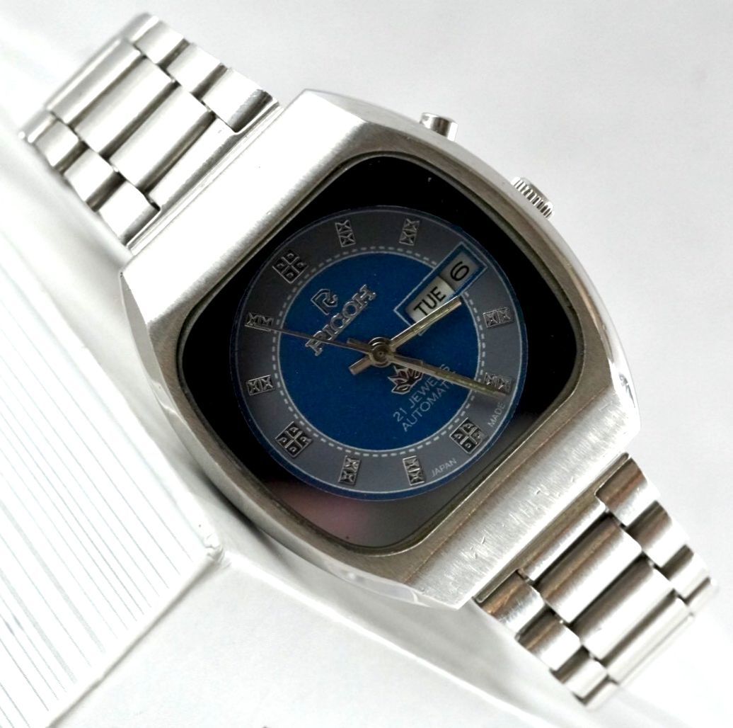 ヴィンテージ　RICOH リコー リバロン 自動巻き腕時計 希少レア RICOH リコー リバロン アンティーク腕時計 稼働品 美品