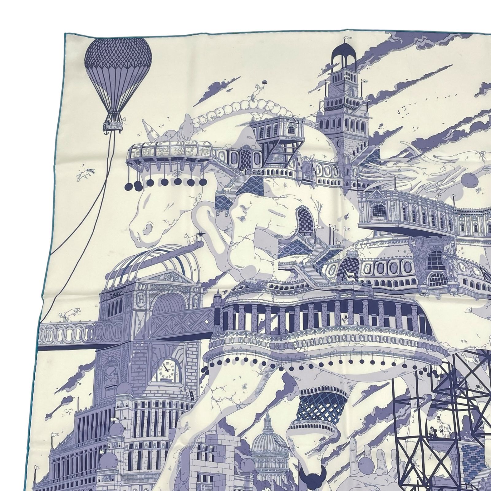 レア 希少 未使用品 HERMES エルメス カレ90 スカーフ シルク