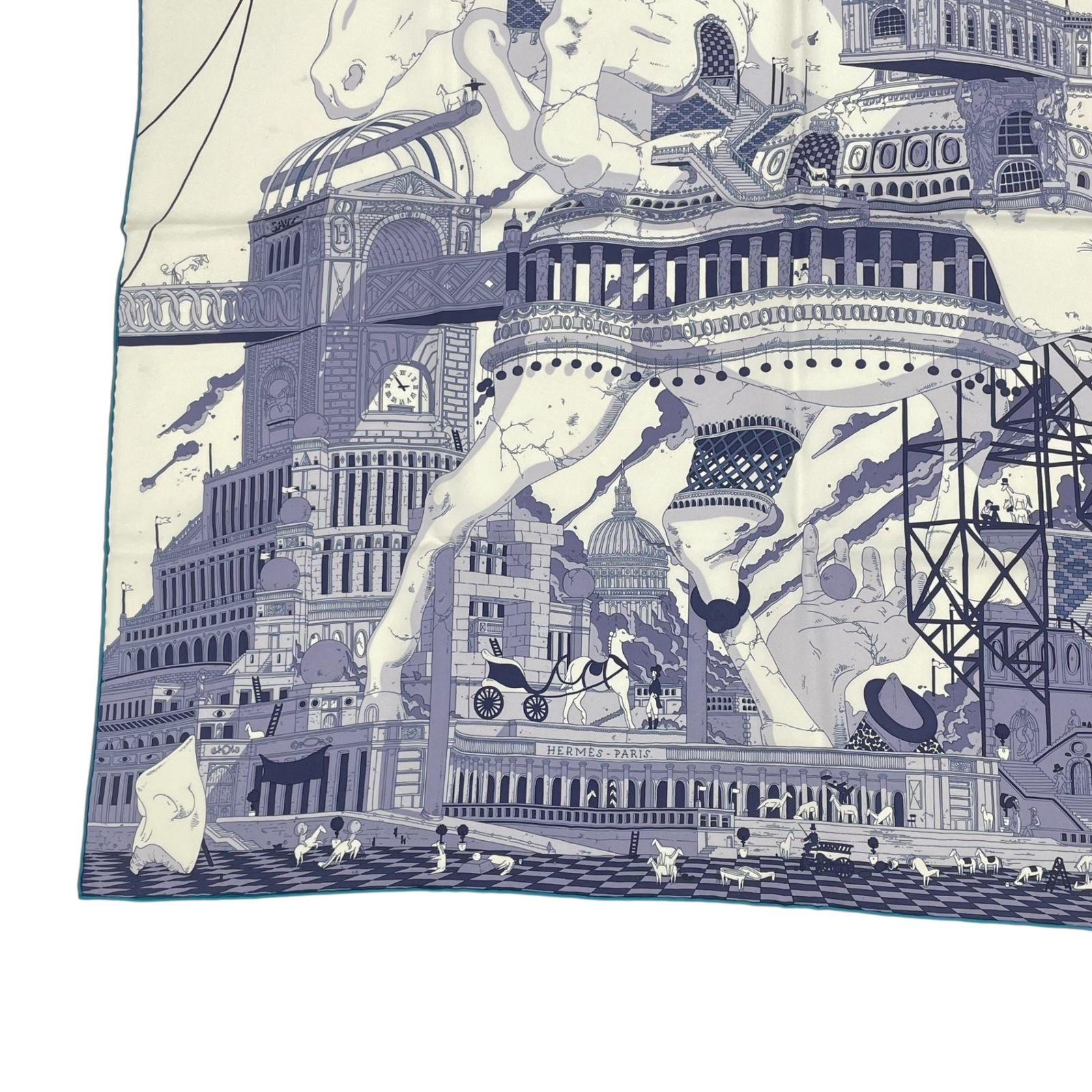 レア 希少 未使用品 HERMES エルメス カレ90 スカーフ シルク