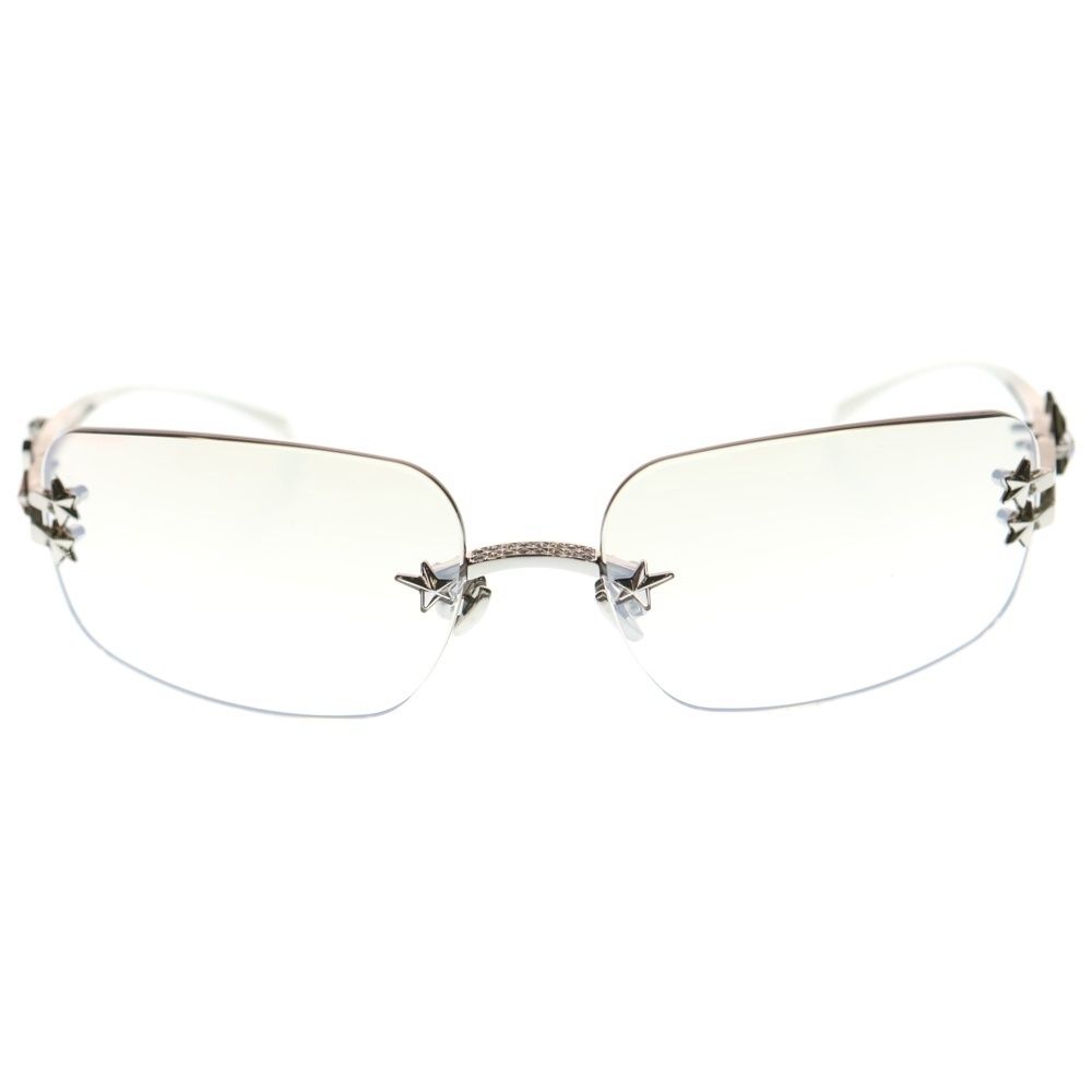 GENTLE MONSTER ジェントルモンスター ×Jennie Glitter 02 ジェニ グリッター グラデーションレンズ リムレスサングラス メガネ 眼鏡 シルバー