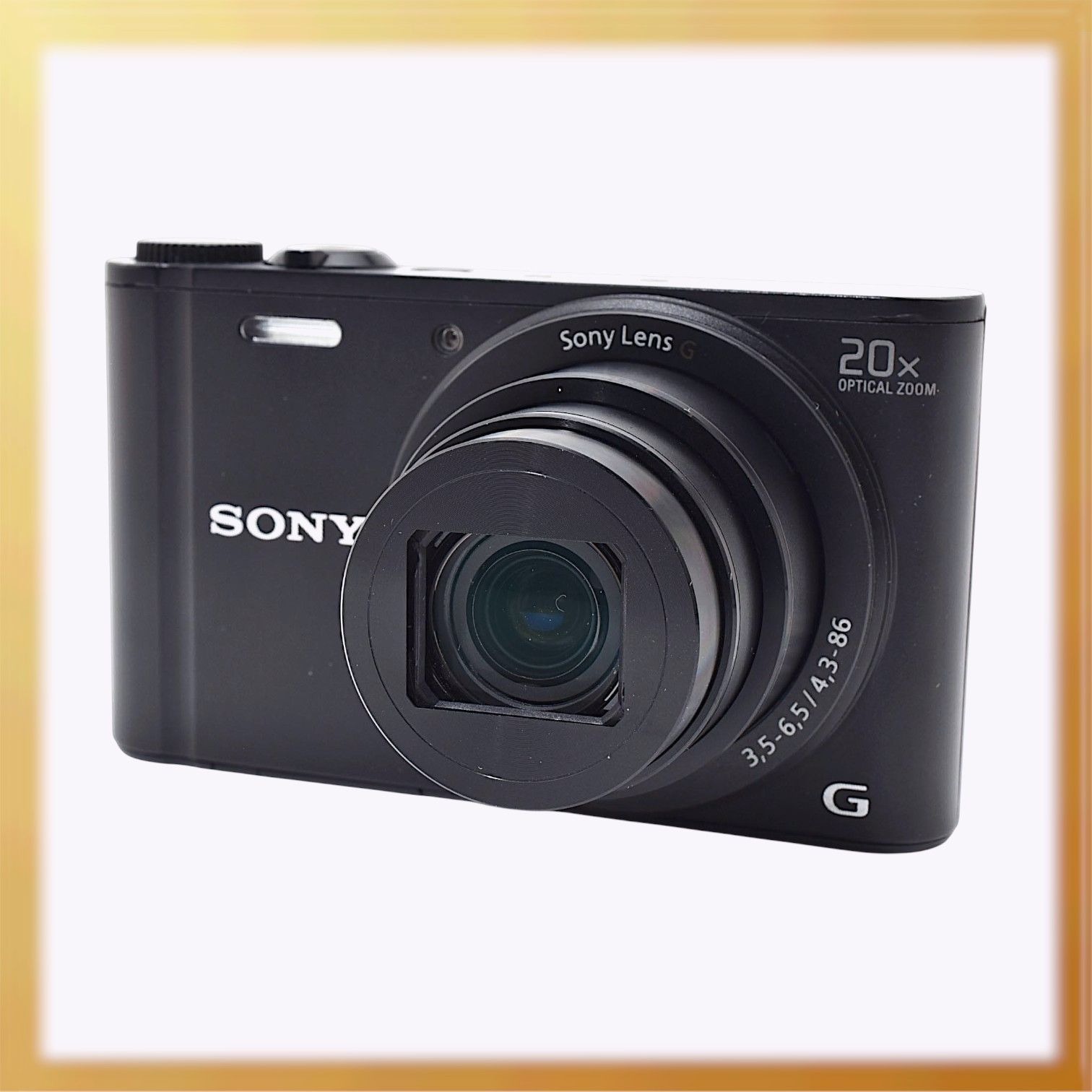 SONY Cyber shot WX 350 光学20倍 ブラック デジタルカメラ U 041