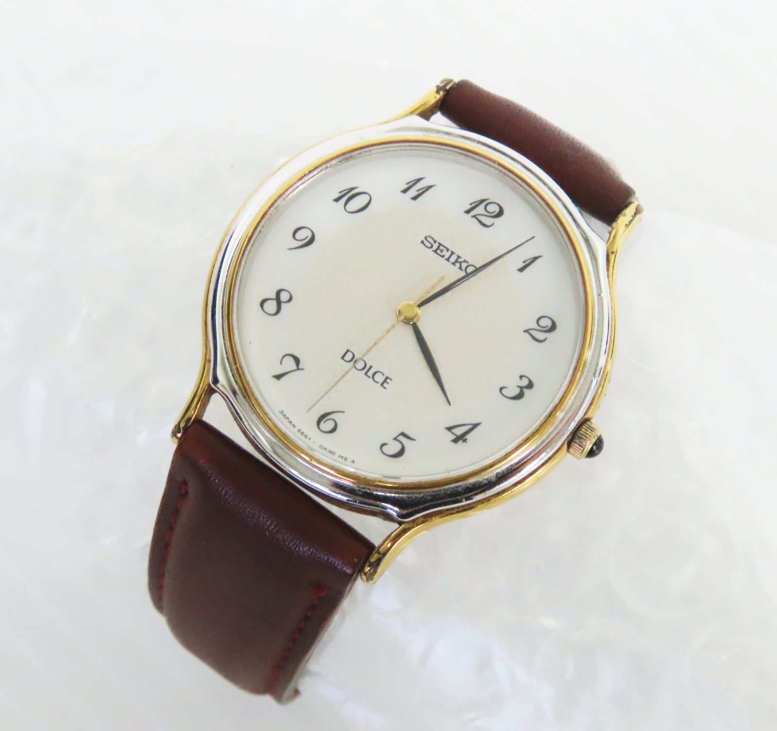 SEIKO セイコー ドルチェ 5E61-0A20 動作品☆1205-843/JN2・ライト