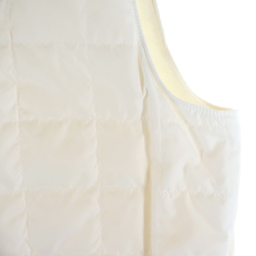 LEONARD (レオナール) SPORT カシミヤ混 キルティング中綿ダウンベスト