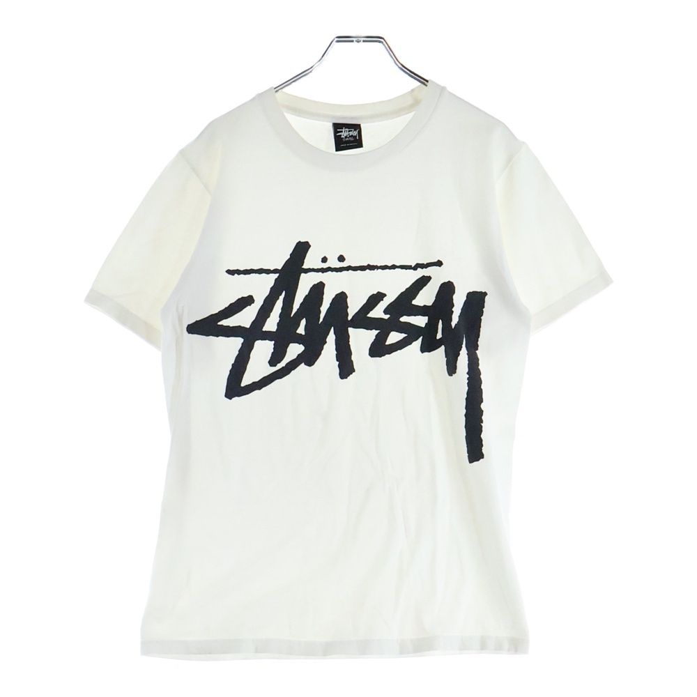 STUSSY ロゴプリント Tシャツ ホワイト StussyステューシーHONOLULU
