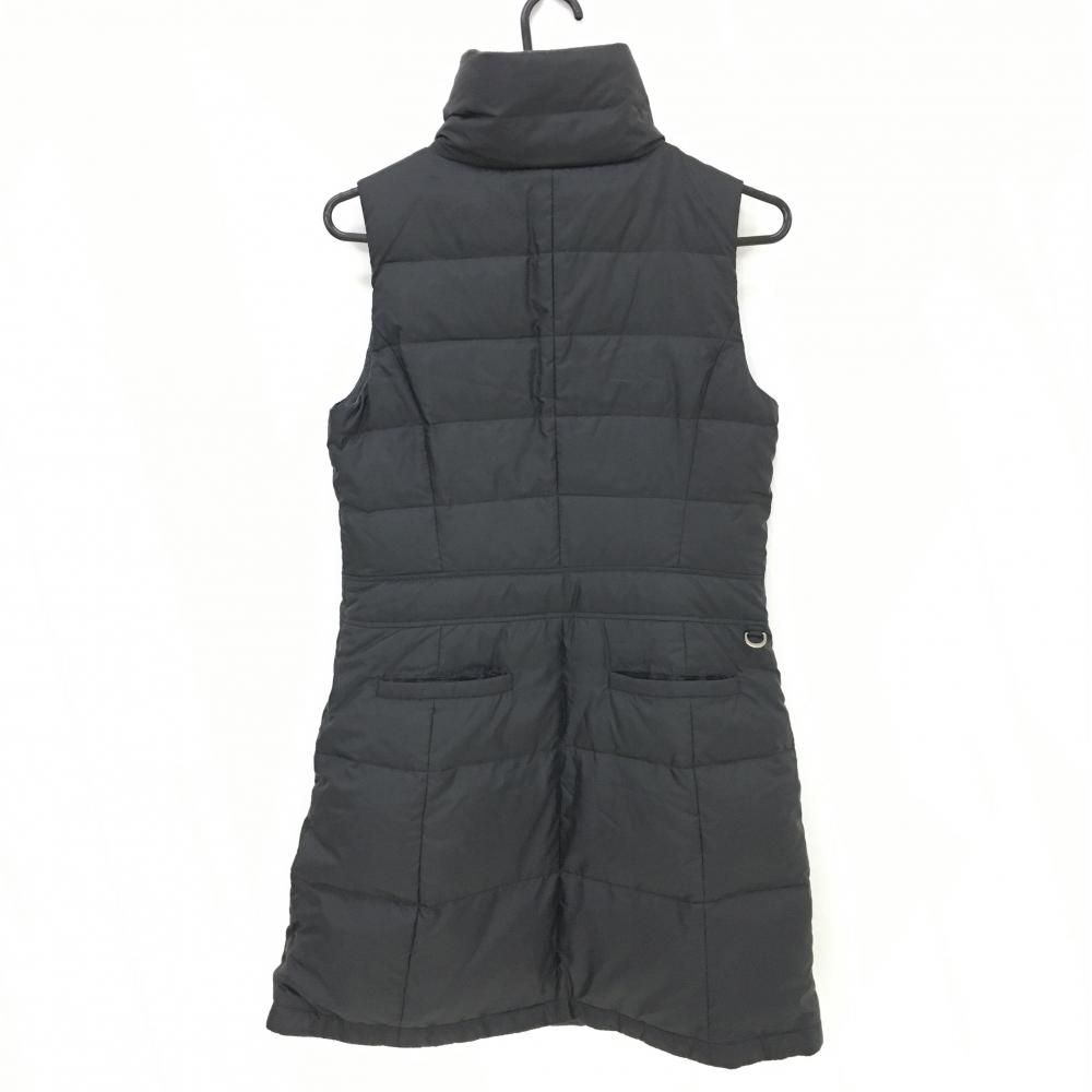 ポールスチュアートスポーツ リバーシブルダウンワンピース 黒 裏グレー レディース M ゴルフウェア Paul Stuart SPORT