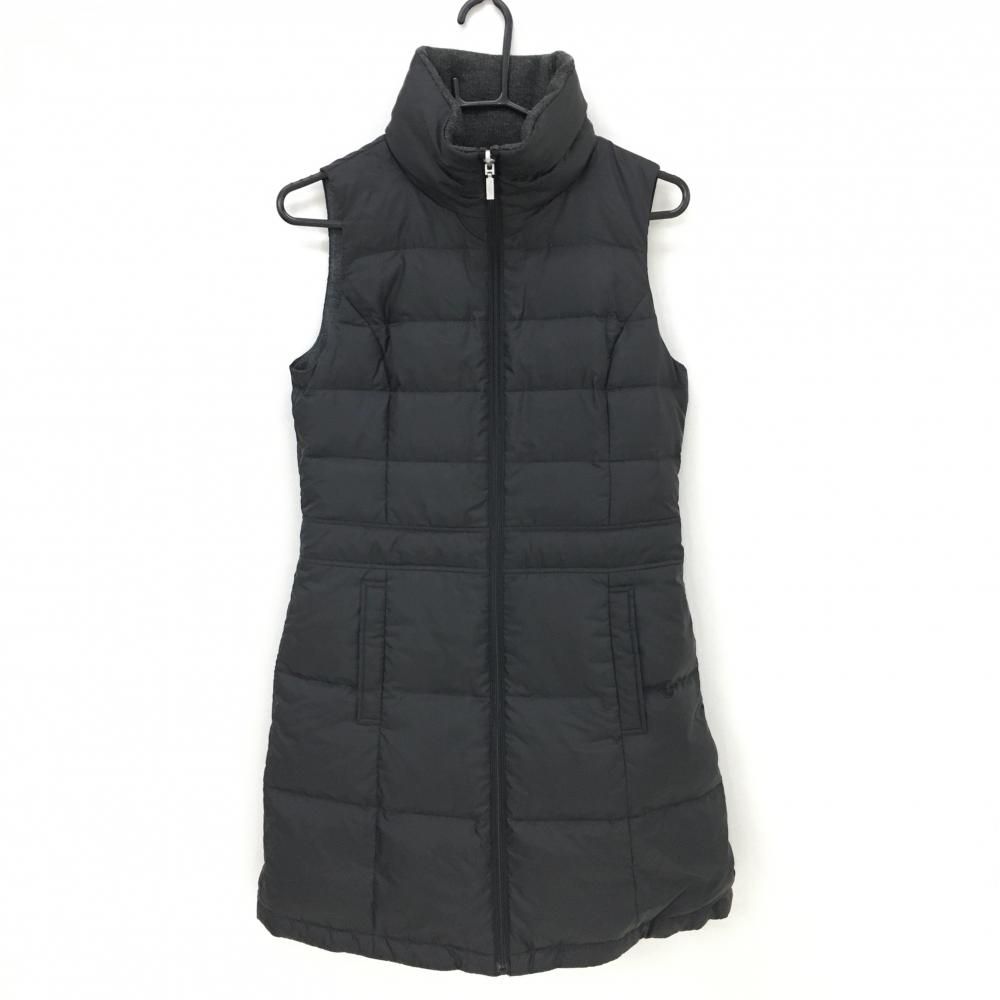 ポールスチュアートスポーツ リバーシブルダウンワンピース 黒 裏グレー レディース M ゴルフウェア Paul Stuart SPORT