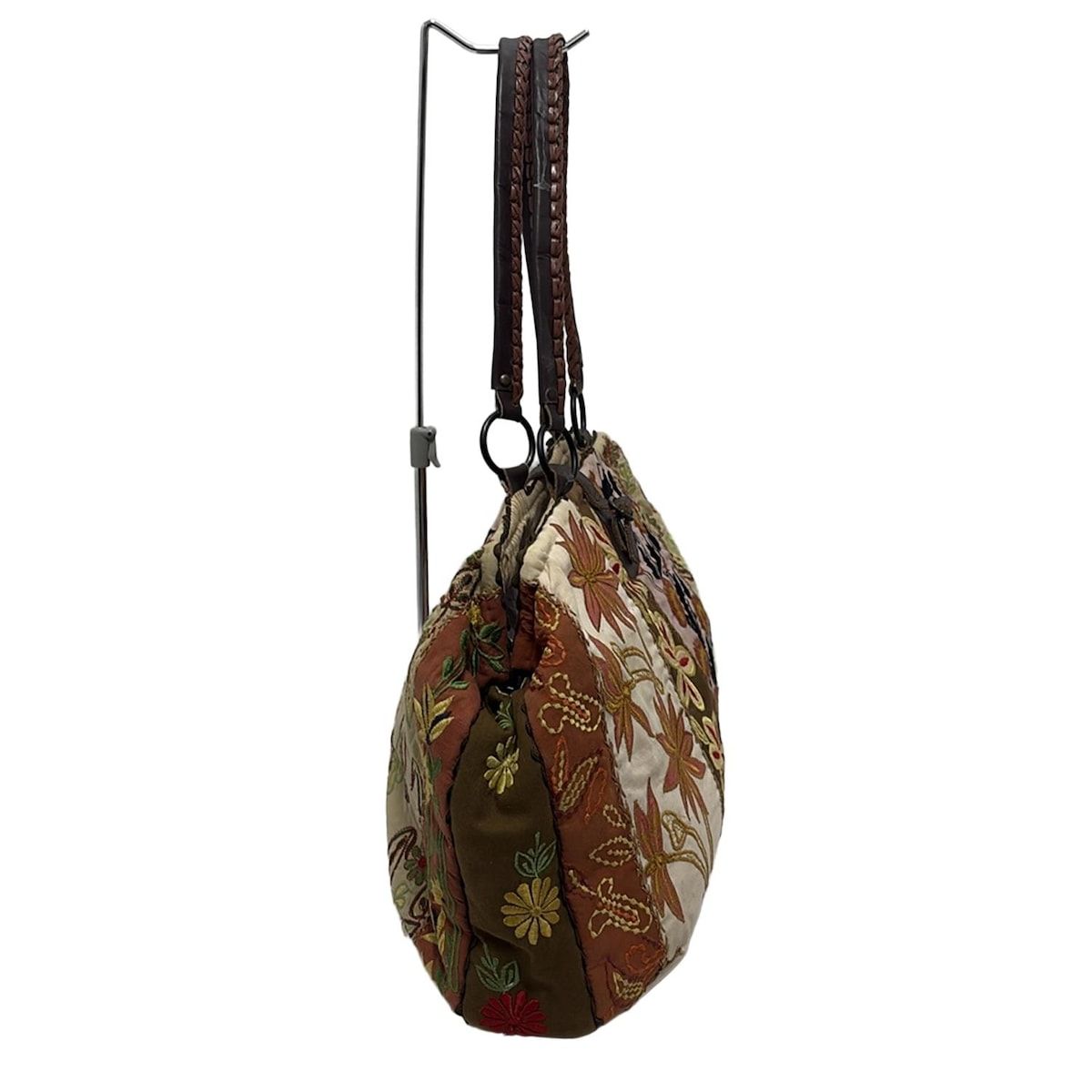 JAMIN PUECH(ジャマンピエッシェ) トートバッグ - アイボリー×ダーク