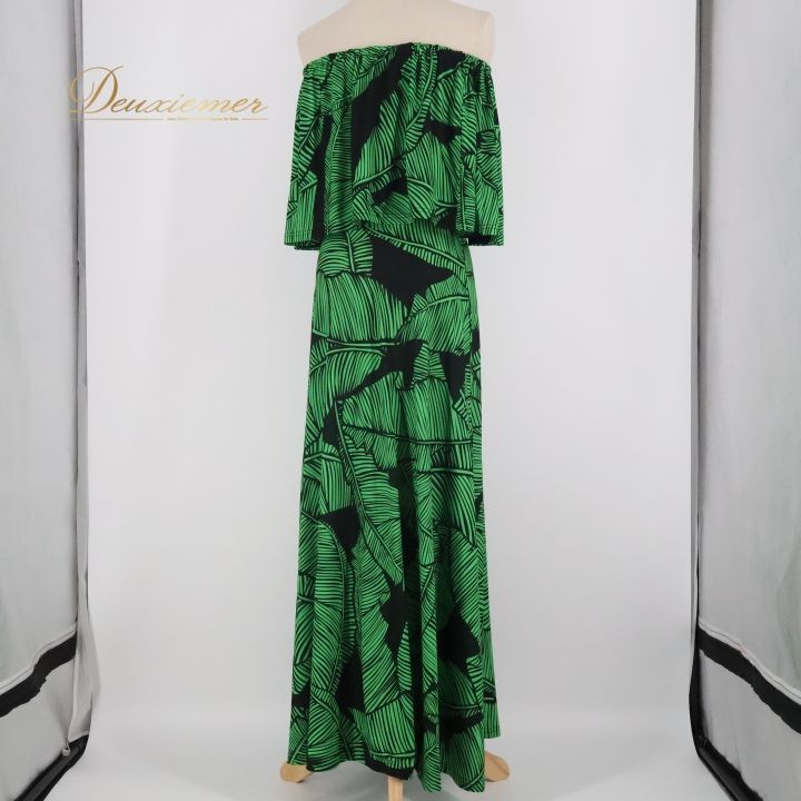 フラダンス 衣装 ワンピース ドレス アロハスタンダード ブラック系