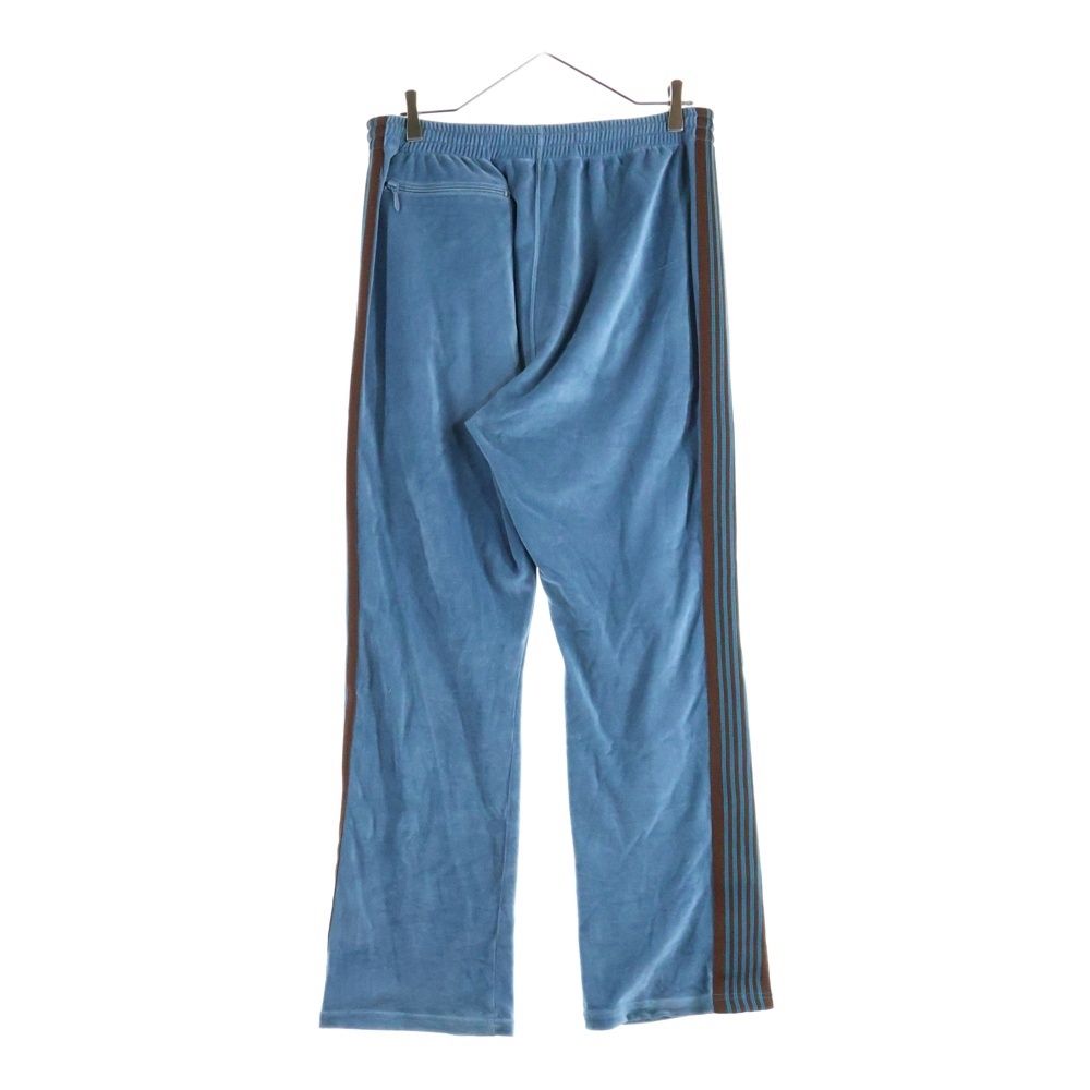 Needles ニードルス 23 SS Narrow Track Pant MR 293 バタフライ刺繍 ベロア トラックパンツ ブルー