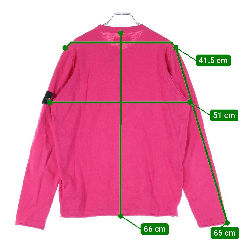 STONE  コットンクルーネック　トレーナー ピンク XL サイズ ストーンアイランド stone island トレーナー ピンク STONE ISLAND
