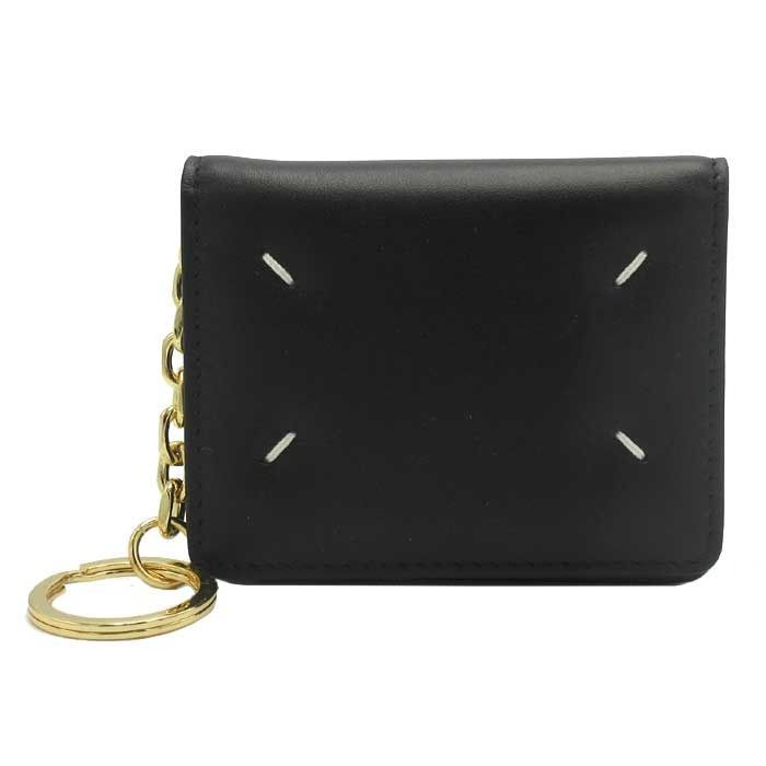 メゾン マルジェラ カードケース Maison Margiela 11 レザー 4ステッチ カードホルダー P 4985 T 8013 ブラック レディース