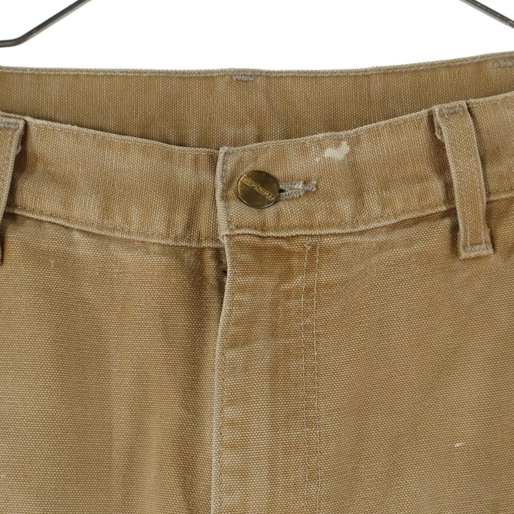 カーハート 00 s リアルペンキ ダメージ ワーク ダブルニー ダック ペインターパンツ ベージュ チノパン パンツ メンズ