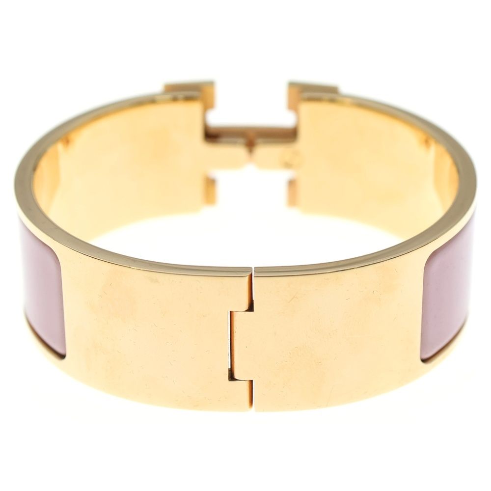 HERMES エルメス クリッククラックGMクリックH バングル ブレスレット ゴールド ピンク