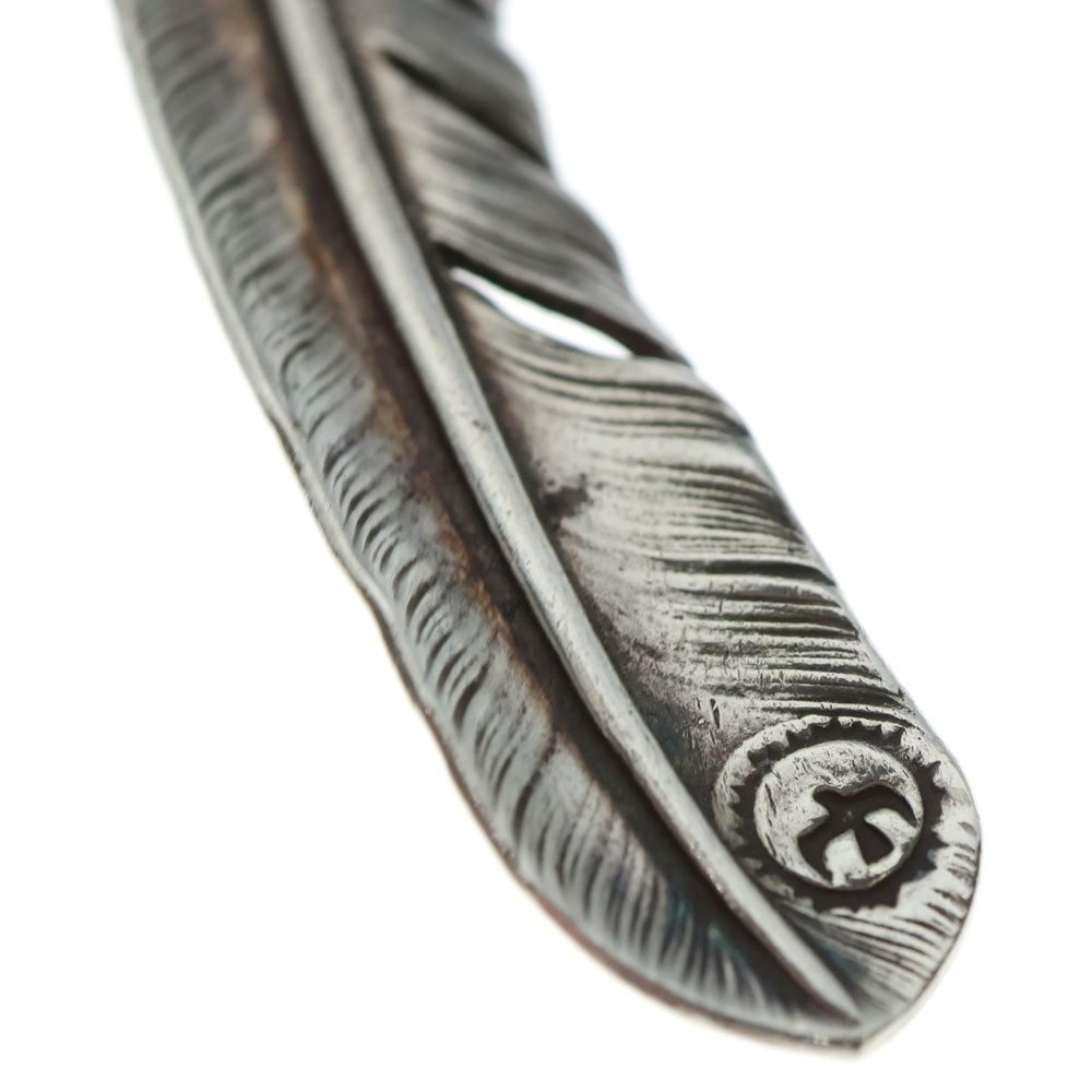 goro's ゴローズ　上金金縄ターコイズフェザー左向き　現行 goro's(ゴローズ) 【現行】上金金縄ターコイズ特大フェザー 左向き