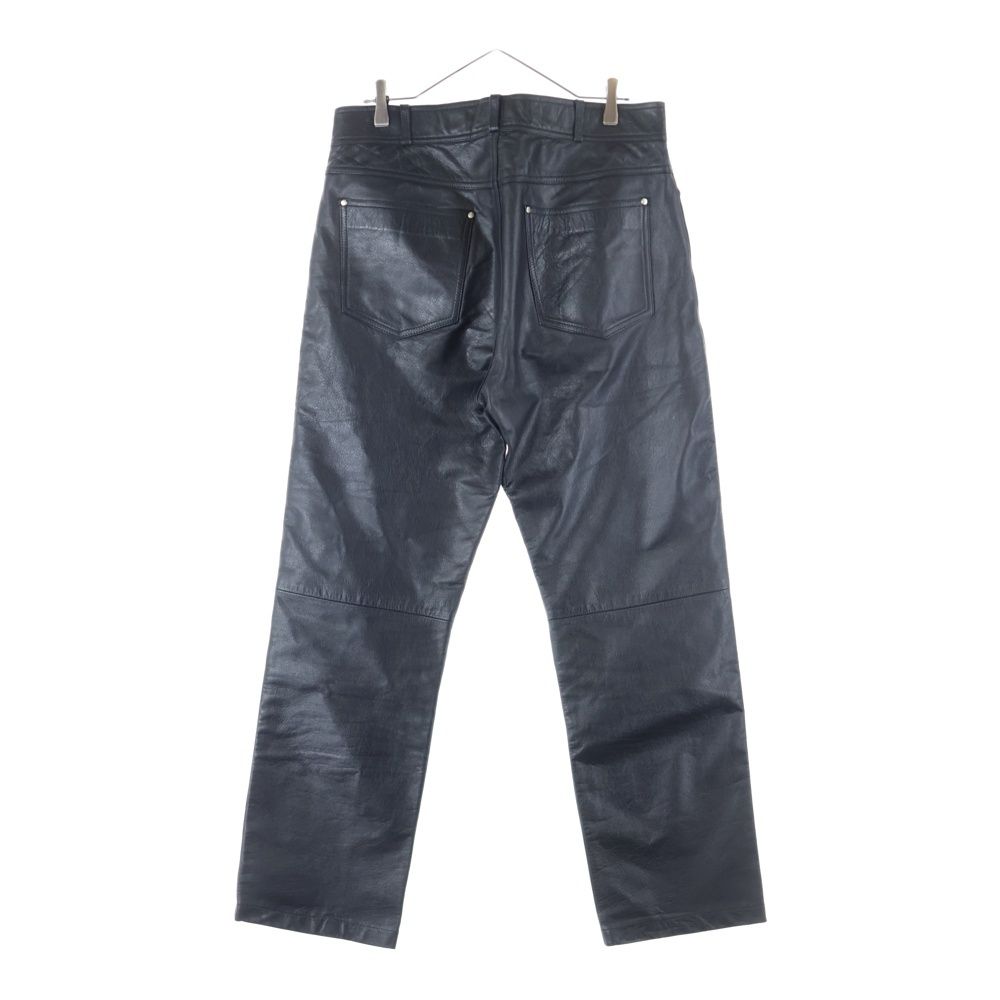 HARLEY ハーレーダビッドソン カウレザー ジップフライパンツ ブラック