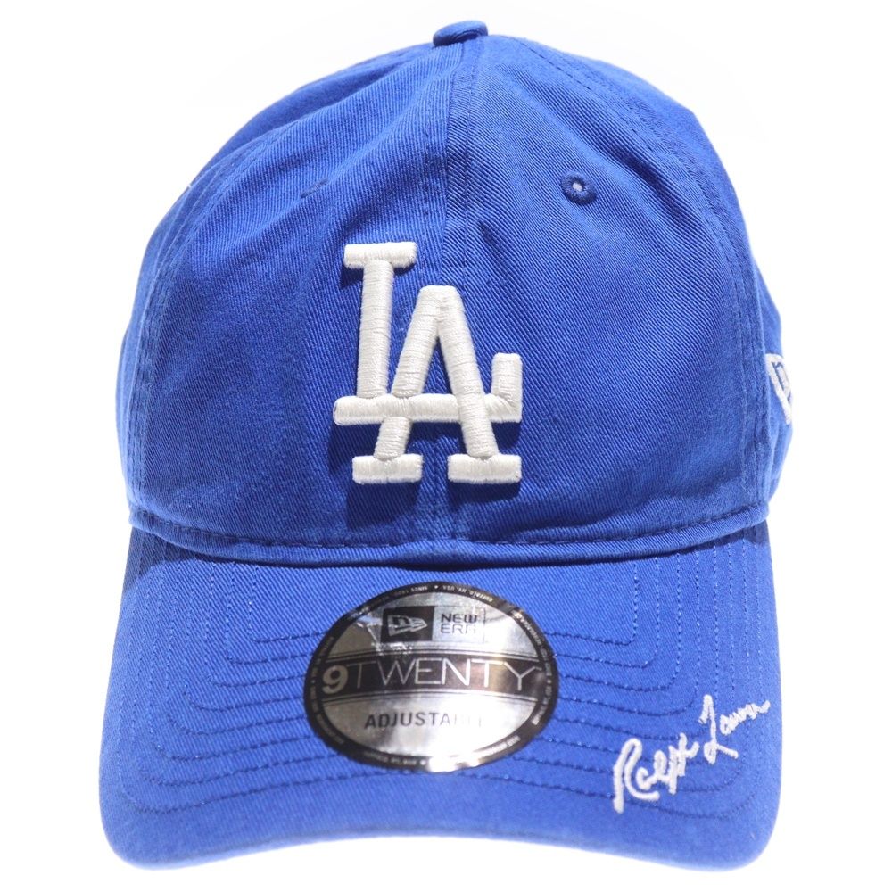 メンズ POLO RALPH LAUREN (ポロラルフローレン) × NEW ERA 9TWENTY BASE BALL CAP ニューエラ MLB コレクション ドジャース ロゴ刺繍 ベースボールキャップ ブルー MAPOHGS0J422147