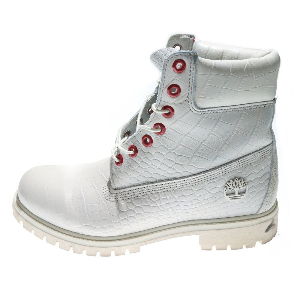 Timberland (ティンバーランド) 6INCH PREMIUM BOOTS WHITE EXOTIC