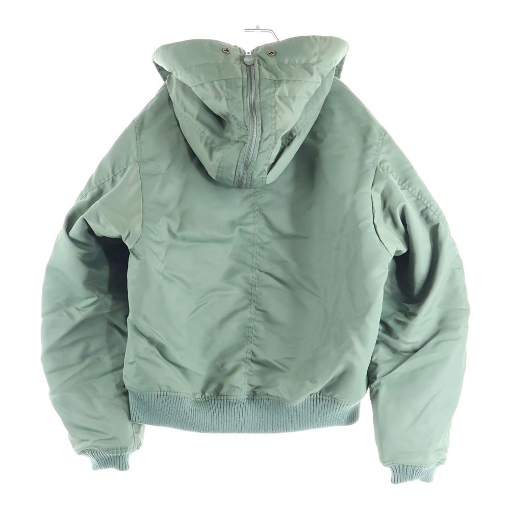 WILD THINGS ワイルドシングス N-2 B Flight jacket ジップアップ ファー付きフーディ フライトジャケット -BM カーキ