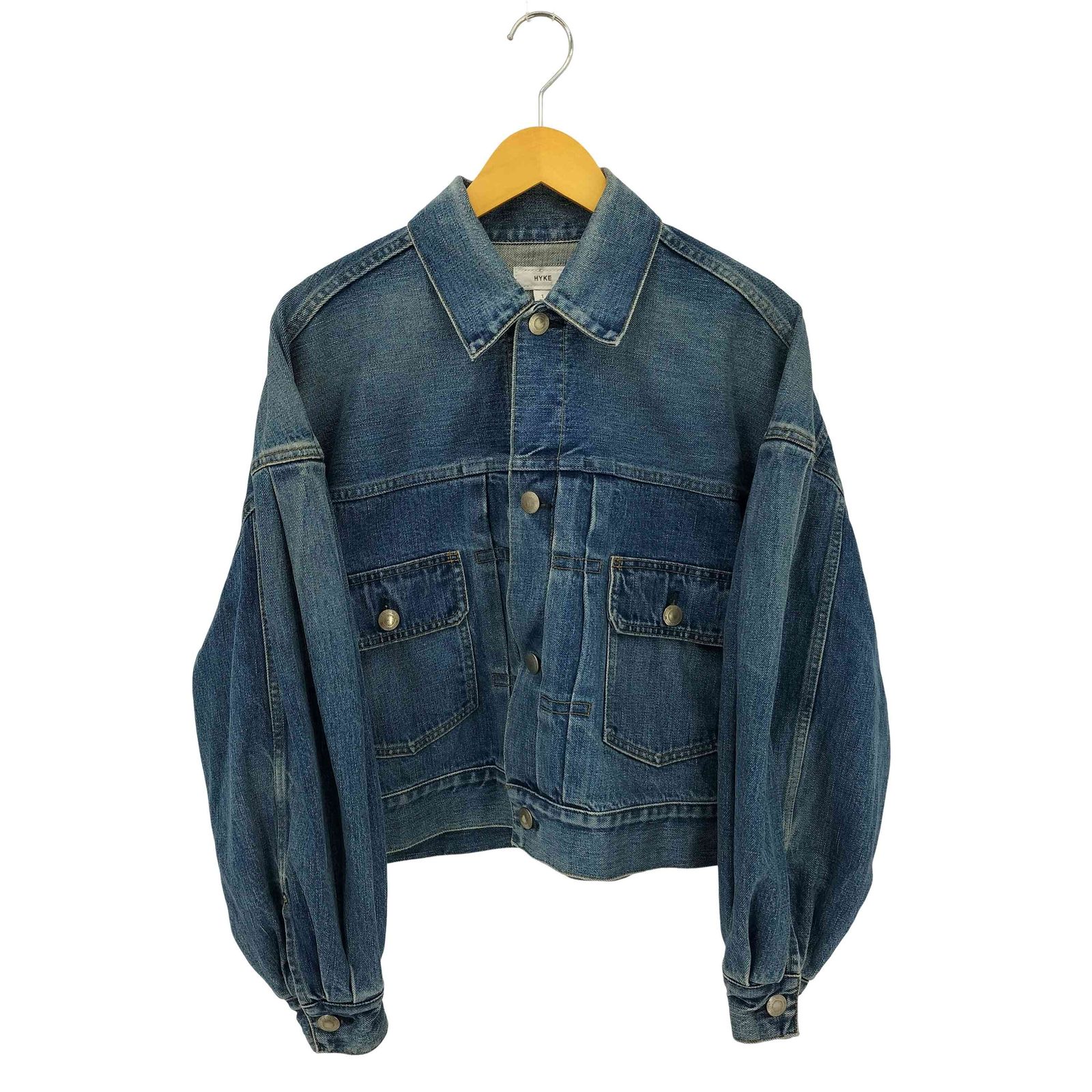 ハイク HYKE BALLOON SLEEVE DENIM JACKET TYPE2 2nd バルーンスリーブ