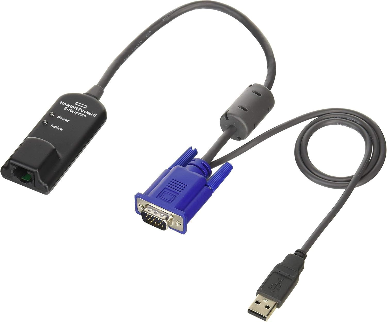 HP KVM USB Cable Adapter AF 629 A 748741-001 753495-001 仮想メディア対応 インターフェースアダプタ