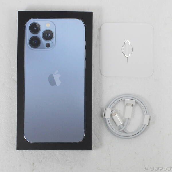 中古品〕 iPhone13 Pro Max 256GB シエラブルー MLJD3J／A SIMフリー