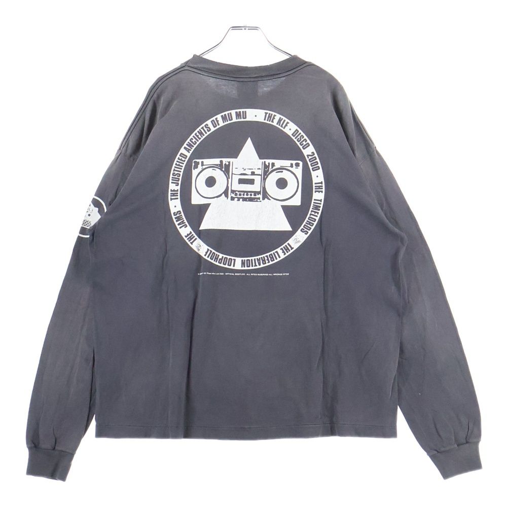 セントマイケル25AW新作The KLFコラボ KLF LS TEE XL美品 SAINT M×××××× (セントマイケル) AW25 KLF_LS TEE/KLF / WHITE